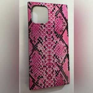 Flaunt Pink Python Case